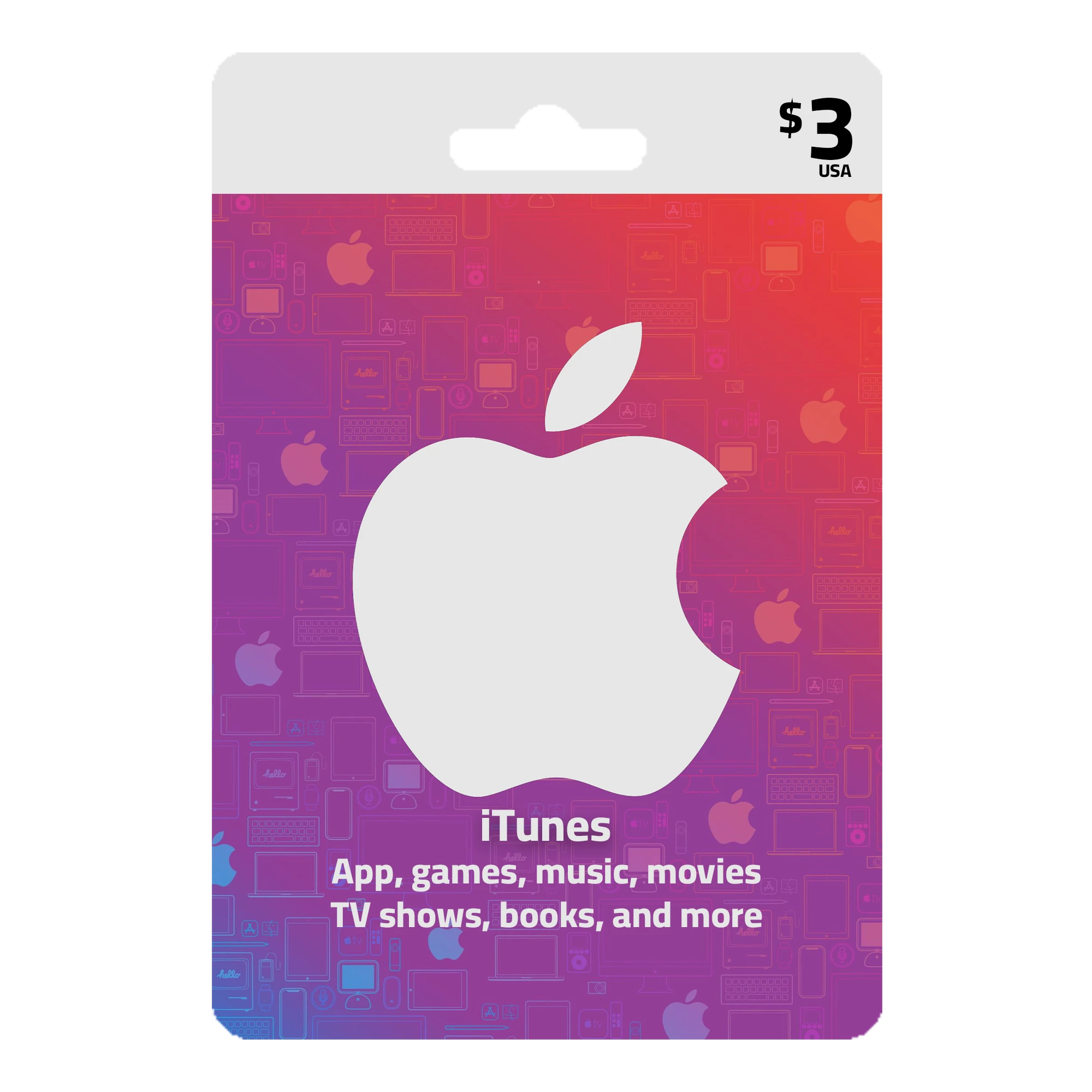 ITunes Gift Card 3$ USD (USA)