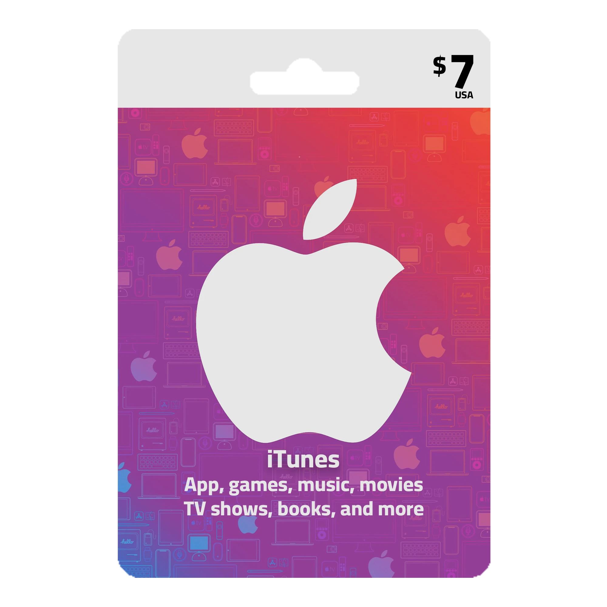 ITunes Gift Card 7$ USD (USA)