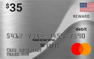 Prepaid Mastercard 35 USD