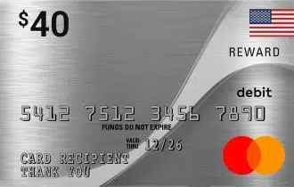 Prepaid Mastercard 40 USD