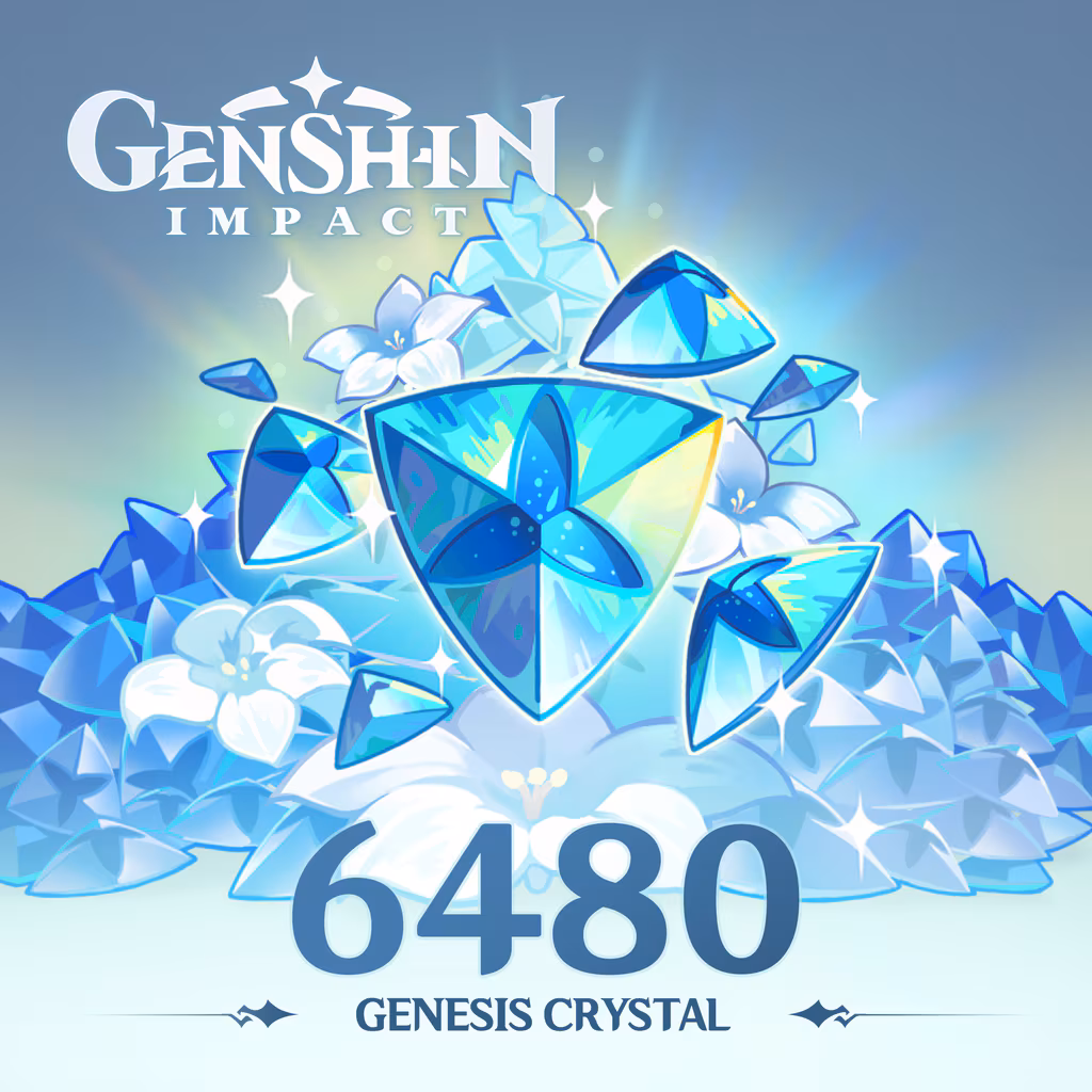 6480 + 1600 Genesis Crystals