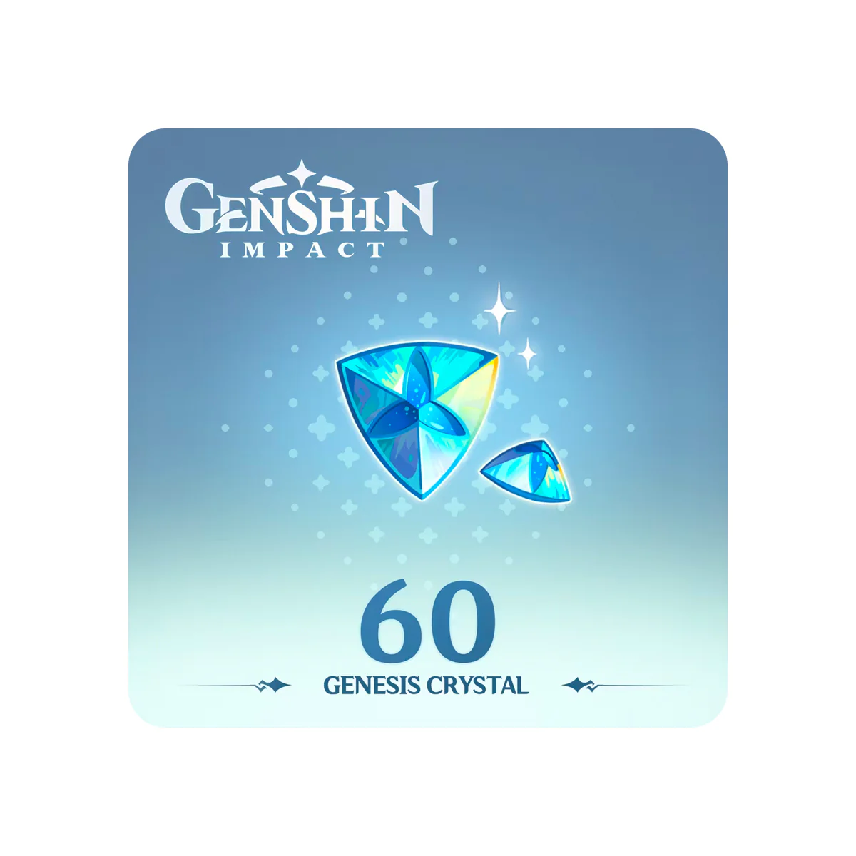 Genshin Impact 60 Genesis Crystals