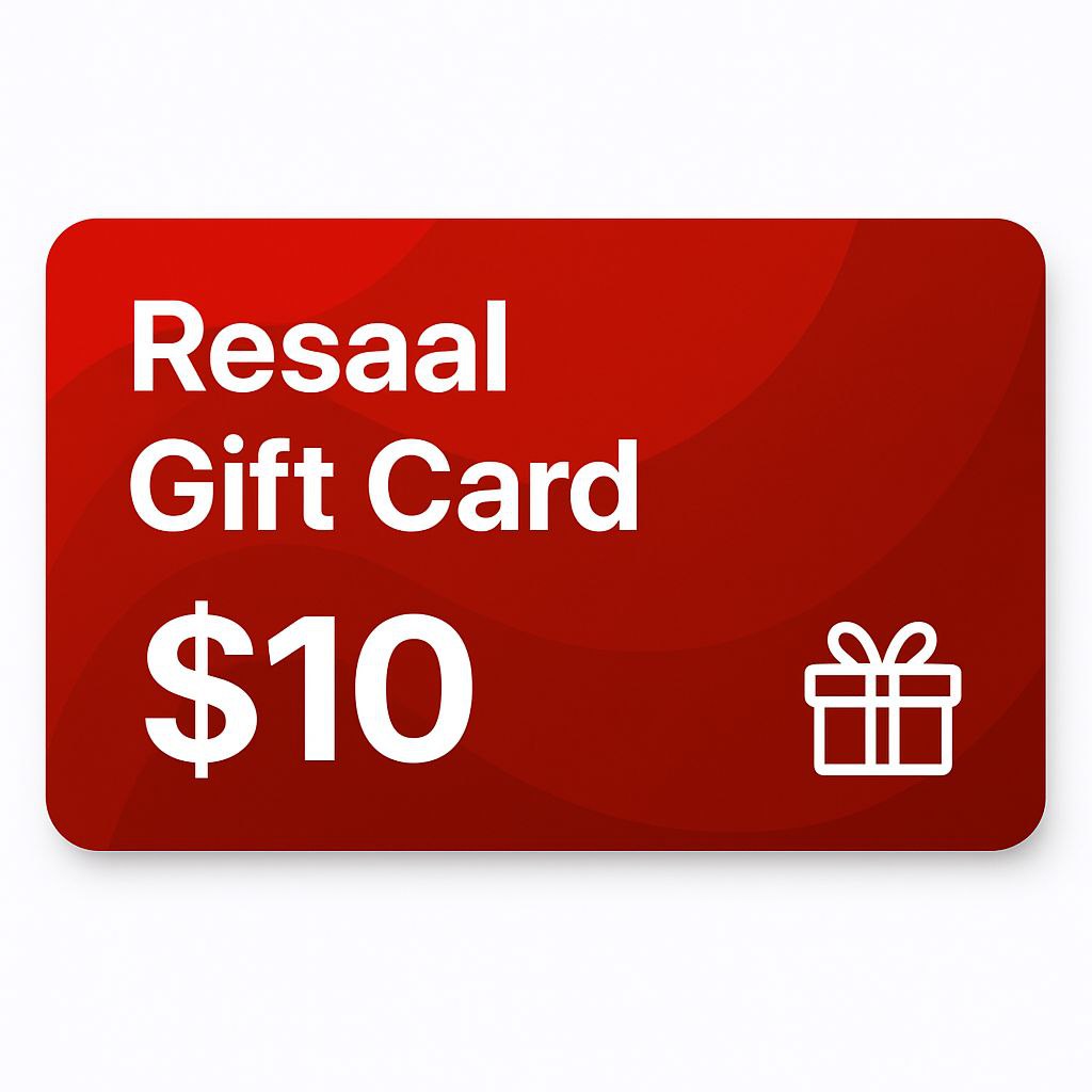Resaal Gift Card - 10 USD