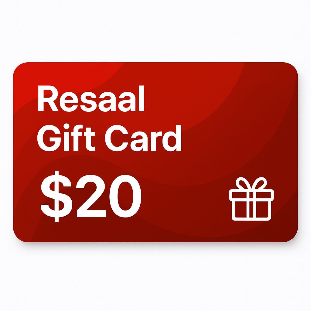 Resaal Gift Card - 20 USD