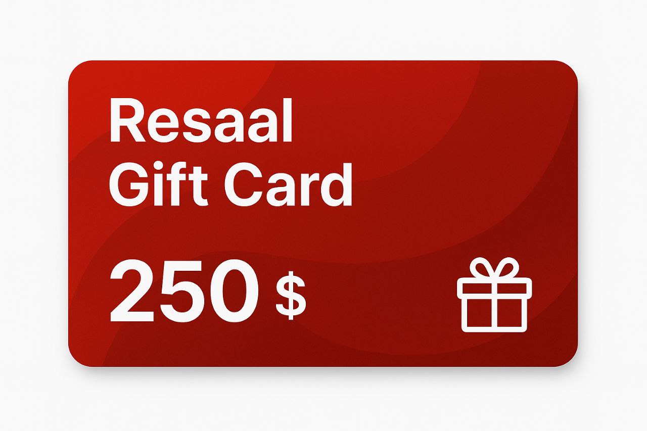 Resaal Gift Card - 250 USD