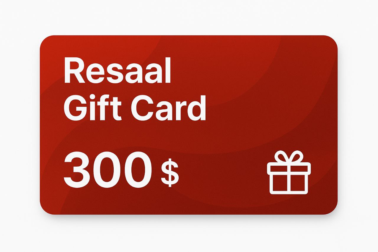 Resaal Gift Card - 300 USD