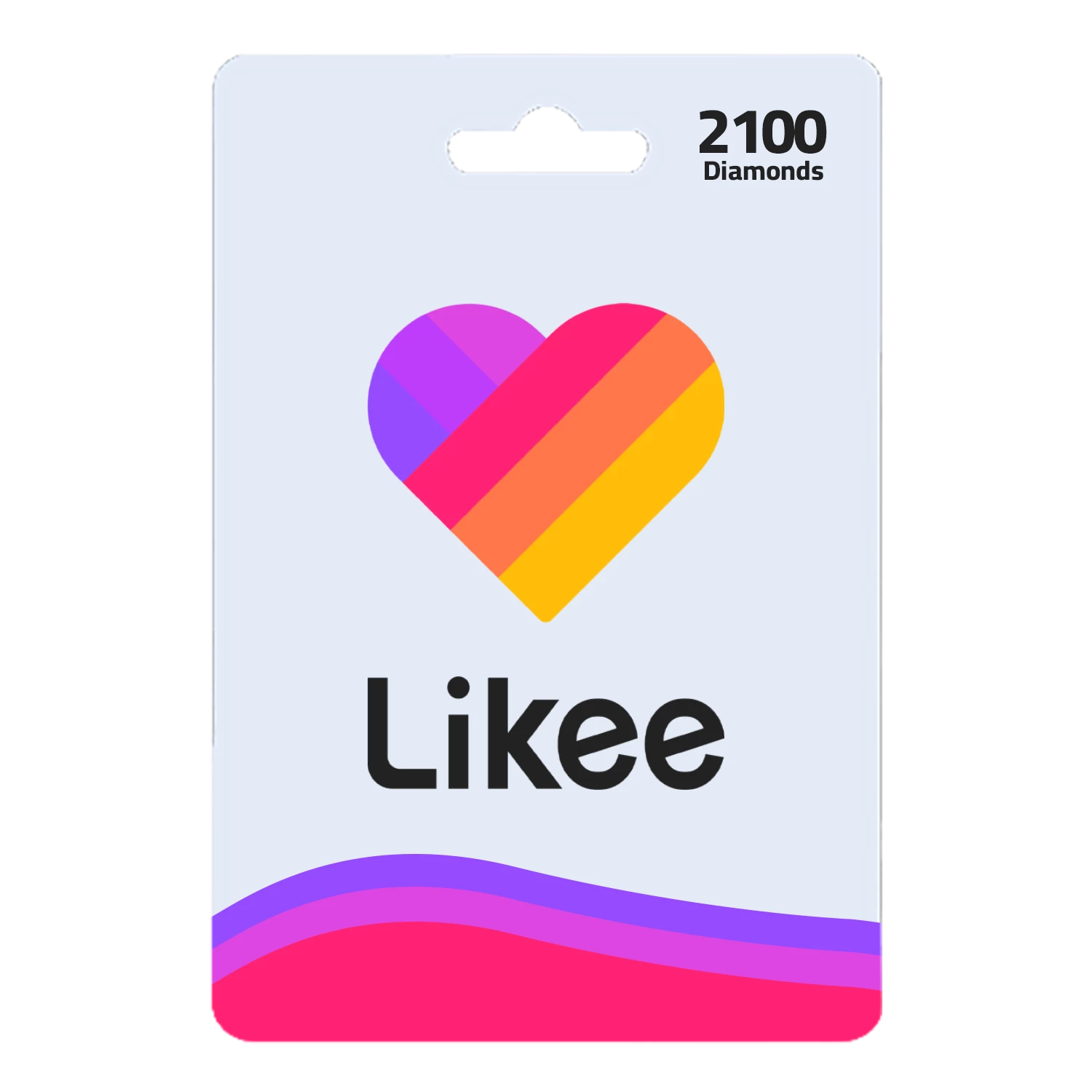 Likee 2100 Diamonds - (Global)